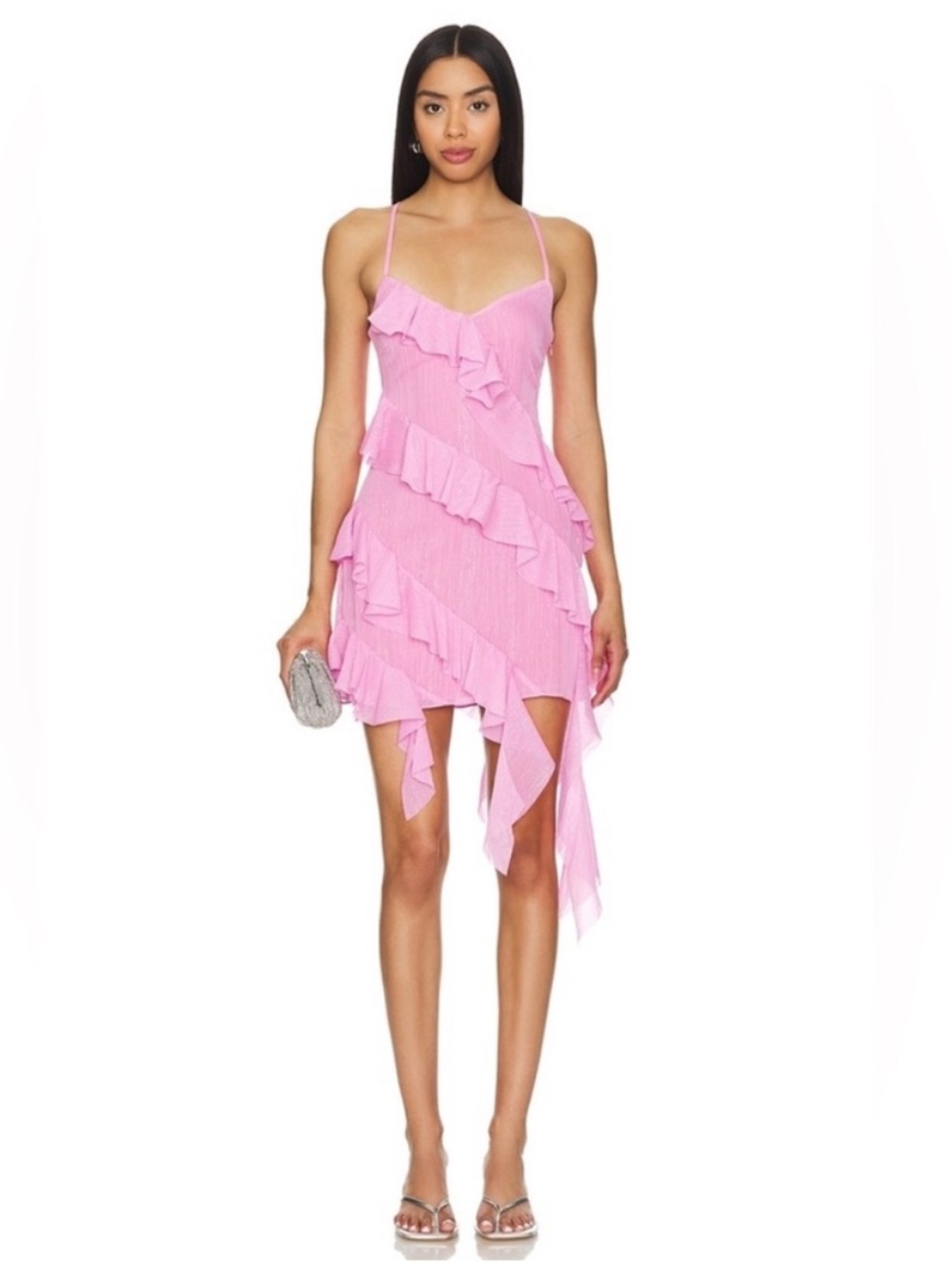 LIKELY - Ilaria Dress in Pink Sugar